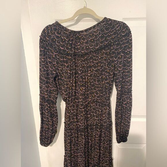 A.L.C Joana Tiered Side-Tie Maxi Dress - Picture 6 of 8